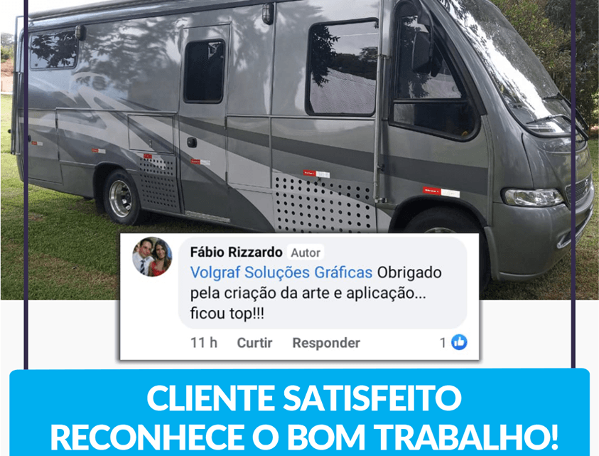 CLIENTE SATISFEITO RECONHECE BOM TRABALHO